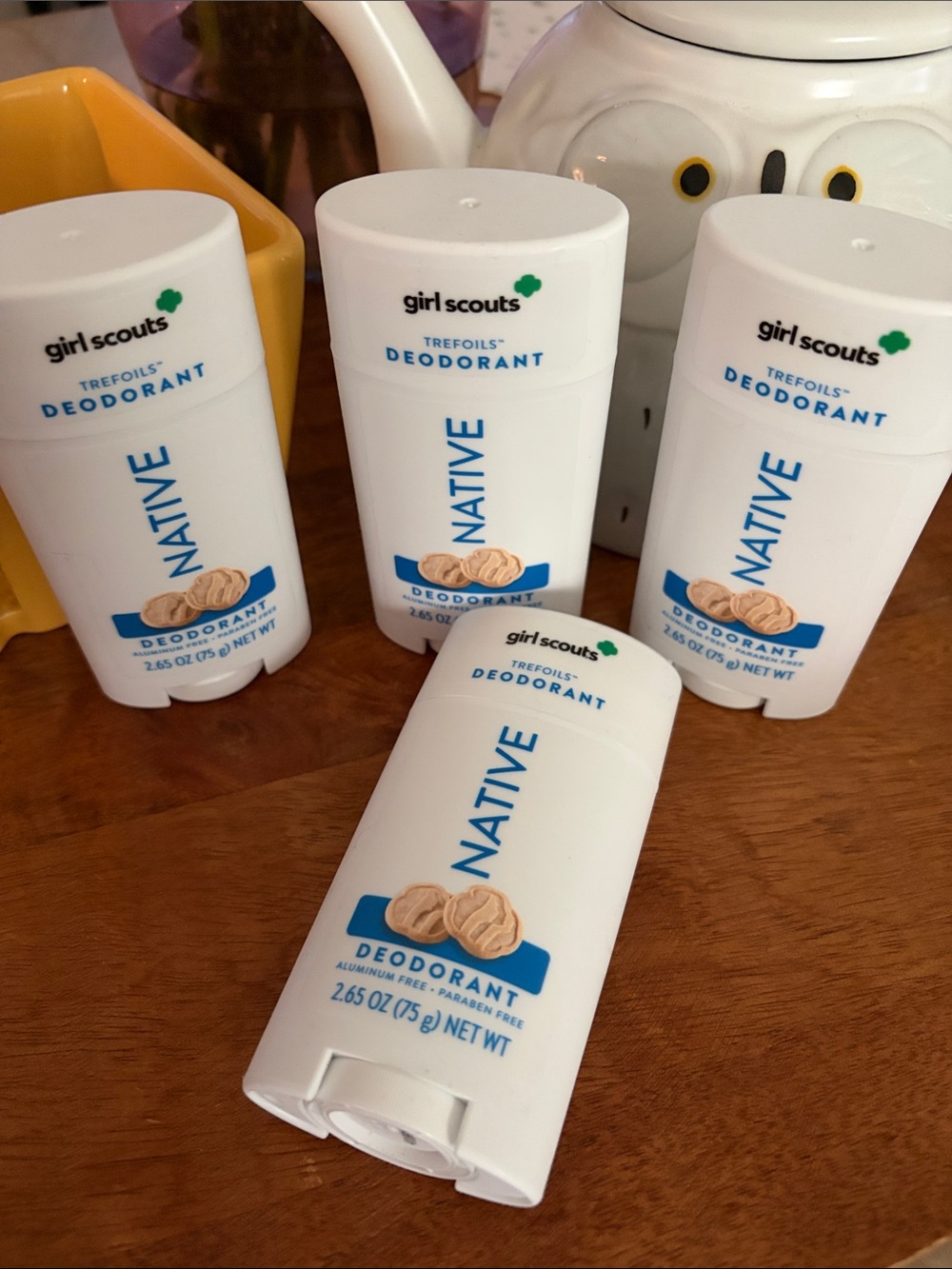 New Native Trefoils Girl Scouts cookie scented Deodorant